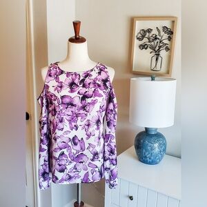 Floral Purple Women's Top